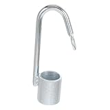 TOPPERFUN Industrial Lamp Hook Ceiling Hanging Hook for Light Fixture Iron Material Easy Installation