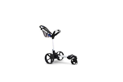MGI E-Boost Electric Assist Push Golf Cart Matte-White