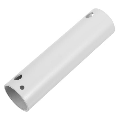 USHOBE Tige de ventilateur de plafond 10 cm, rallonge de tige d’extension en fer blanc, accessoire compatible pour plafonds hauts et inclinés, entretien facile et stable