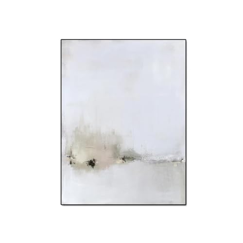 Peinture sur toile abstraite dorée blanche 60x80 images art mural déco moderne salon 3 cadres - 4