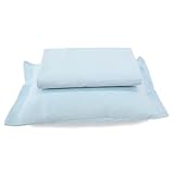 Dohler, Jogo Lencol Berco Algodao 2 Pecas Priori Liso Dohler Cor:Azul