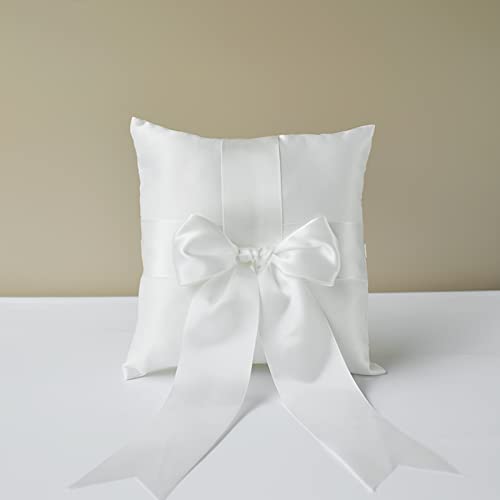 Atailove Flower Girl Basket And Ring Bearer Pillow Set- Cute Cherish Wedding Flower Baskets And Pillow(Ivory) #TOP3