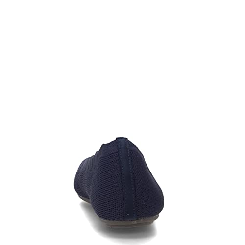 Image of Skechers Womens Cleo 2.0 - Love Spell Scalloped Knit Skimmer Flats with Air-Cooled Memory Foam
