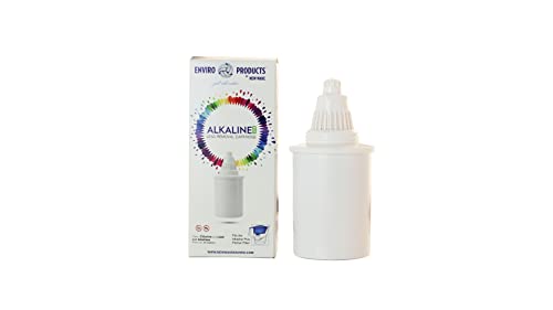 New Wave Enviro Alkaline Plus Filter Replacement Cartridge, Alkaline water with Lead and common contaminant reduction, 64 Gallon Filter Life, Single Pack of 1