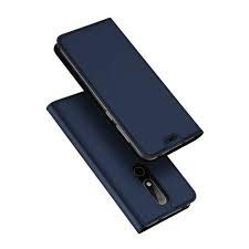SkyTree Case for Nokia 5.1 Plus (Nokia X5), Ultra Fit Flip Folio Leather Case Cover with [Kickstand] [Card Slot] Magnetic Closure for Nokia 5.1 Plus (Nokia X5) - Blue (B0871D2RY9) Amazon Price History, Amazon Price Tracker