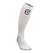 Rehband Compression Socks for Men & Women, 1 Pair Compression Socks Sports, 15-20 mmHg for endurance sports, promotes blood circulation and reduce cramps, Colour:White, Size:Medium