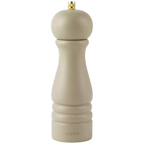 Salter Olea Salt & Pepper Mill, Universal Refillable Spice Grinder, Twist to Grind Ceramic Mechanism