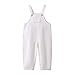 Kids Boys Girls Overalls Cute Fashion Clothes Baggy Spring Pants Solid Casual Overalls Comfort Pants with Pockets A-117 White 11 Years 12 Years