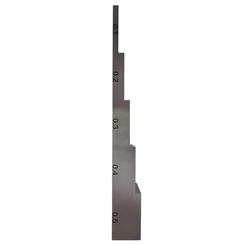 Bloque de Calibración para Medidor Ultrasónico de Espesor con Pasos 0.1" a 0.5" en Acero Inoxidable 304 miniatura 4