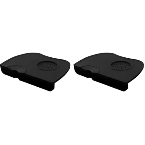 Apexstone Silicone Coffee Tamper Mat, Espresso Silicone Mat 8 Inch X 6 Inch, Espresso Tamper Mat, Coffee Tamp Mat (Pack of 2) Cover