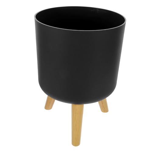 CANIGHT Macetero con Patas Altas Decorativo y Resistente para Interiores y Exteriores