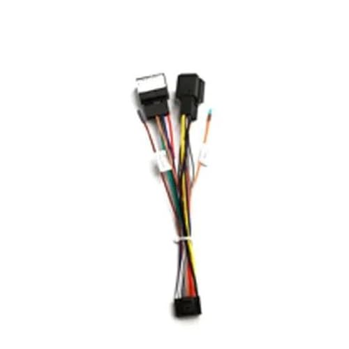 Adaptateur façade tableau de bord Aveo kit montage panneau radio avec câble Lova