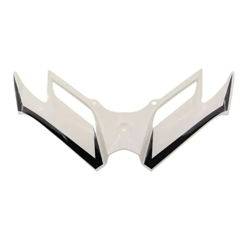 Aileron avant aérodynamique pour carrosserie Suzuki GSX250R noir et blanc