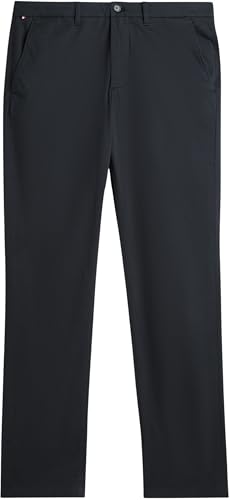 Tommy Hilfiger Herren Chino Hose Denton Printed Structure Straight Fit, Blau (Desert Sky), 29W/36L – Ansicht 5