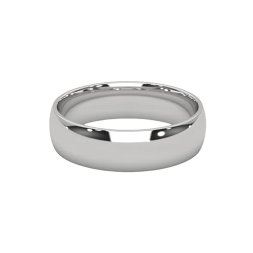 Image of Pure 925 Sterling Silver Plain Band Ring for Women Men in 18k Gold Plated | Simple Classic Wedding Ring for Him and Her | Best Gift | Couple Band