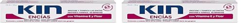 KIN ENCIAS Pasta DENTRIFICA 125ML, Negro, Normal, 125 (Paquete de 2)