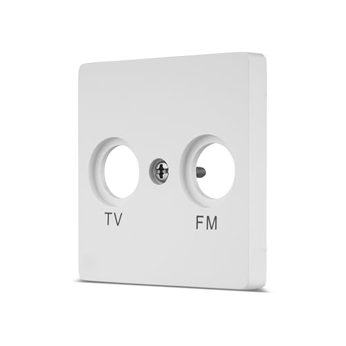 Preisvergleich Produktbild REV Schalterserie NOVA - Abdeckung Antennendose (TV / RF), weiß