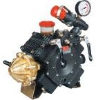 Rittenhouse Compact Diaphragm Pump, Black, Anodized Aluminum Construction, Kappa-100, 26 GPM, 560 psi, 540 RPM, 140 F Max. Temp.