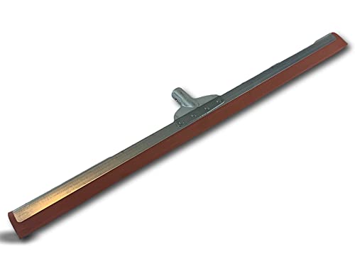 Raclot Balai raclette | Extracteur d'eau pour Sol | Longueur 75 cm | Lame Caoutchouc en néoprène renforcé Rouge | sans Manche | Anti Rayures | Douille en métal pour Manche | Résistant | Kibros 1675