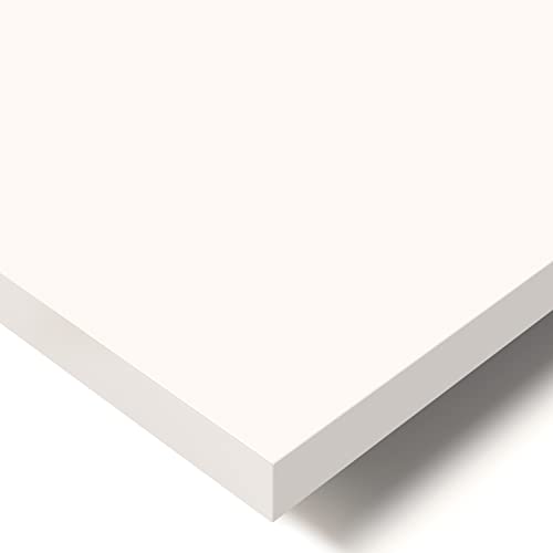 POKAR Tischplatte 2,5 cm Massiv Schreibtischplatte Bürotischplatte für Schreibtisch, Esstisch, Weiß, 120 x 80 x 2,5 cm POKAR Tischplatte 2,5 cm Massiv Schreibtischplatte Bürotischplatte für Schreibtisch, Esstisch, Weiß, 120 x 80 x 2,5 cm
