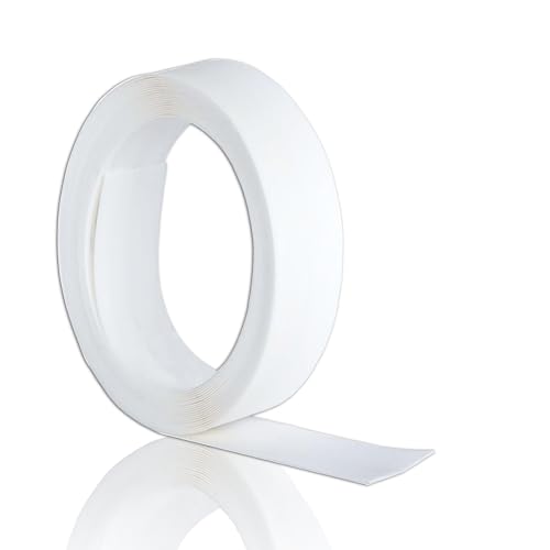 Stormguard White V Seal Sash Window Draught Excluder – Self-Adhesive, Adjustable 1–8 mm Seal for Doors & Hinged Windows, Energy Saving Weather Strip