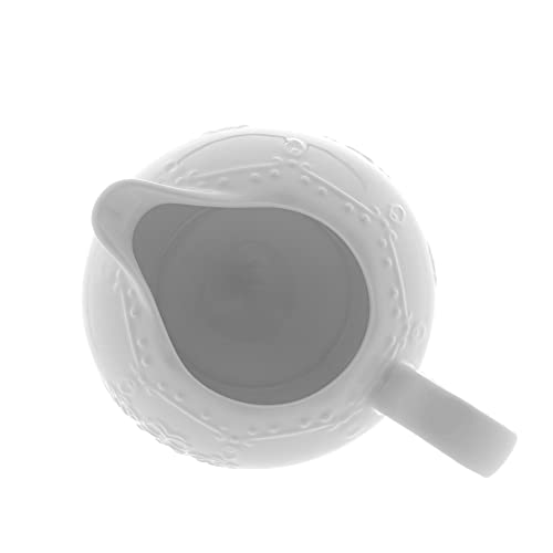 CJ 3PC PORCELANA P/CHÁ BUTTERFLY BRANCO