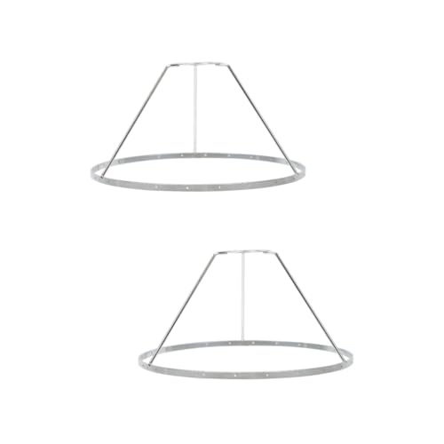 Mipcase 2pcs Diy Lamp Frame Accessory Kit Sturdy Lamp Holder Bracket for Desk Light Frame