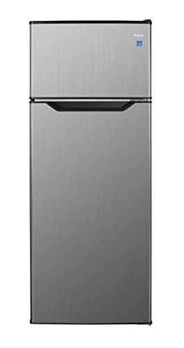 Danby DPF074B2BSLDB-6 7.4 cu. ft. Apartment Size Fridge in Stainless Steel
