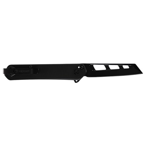 Gerber Gear Spire Pocket Knife, EDC Folding Knife with Pocket Clip and Fine Edge Tactical Blade, Black - Image 6