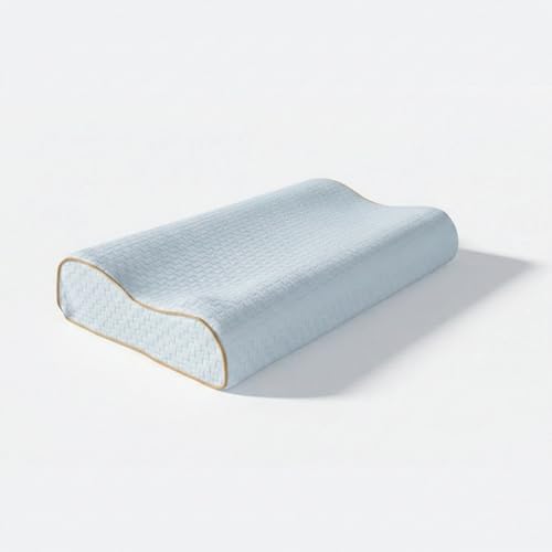 Image of Sleepwell Ortho Easy Rest Orthopedic Pillow | Acuprofile VPF Foam | Balanced Neck Support | Everyday Comfort | Light & Durable | Firm Feel | Breathable | Machine Wash | 24 x 16 Inches | Pack of 1