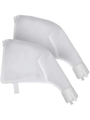 Roocn Upgrade Heavy-DutyFine-Filtering Mesh Filter Bags for Polaris 360 & 380 Pool Cleaners Universal Zippered Filter Bags All-Purpose Replacement Mesh Bags2-Pack