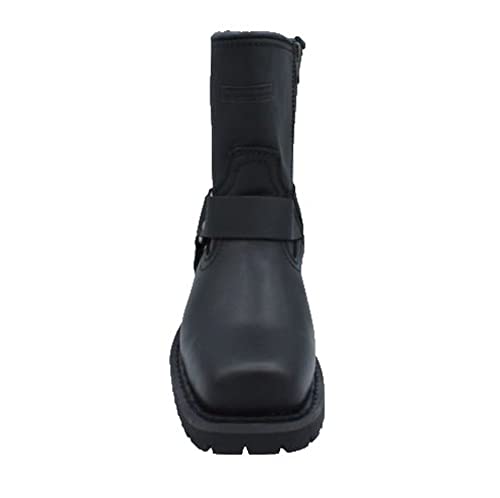 Adtec Women's 2436 7" Side Zipper Harness Boot Black3