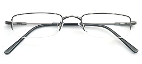 Image of FRESH Reading Glasses | Rectangular half Rim Eyeglasses | For Unisex | Free Size