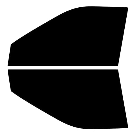 True Line Automotive Precut Auto Window Tint Compatible with Ford Explorer 4 Door SUV 2020-2023 - 20% Front Sides Only - Front Car Window Tint - Window Tint for Cars - Ceramic Window Tint Kit Cover