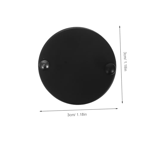 VILLCASE 2pcs Rotating Privacy Cover for Door Viewer Durable Copper Security Peephole Protector Easy Installation Black Finish for Home Protection and Privacy Safeguarding miniatura 2