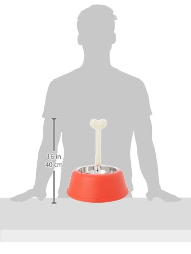 Alessi Lupita,CIOTOLA CANI RO, PP,Edelstahl 18/10, Mehrfarbig, One Size, AMMI02 RO