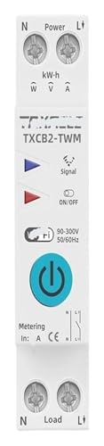 Medidor de energía con interruptor inteligente 63A para evitar sobrecargas y reducir facturas