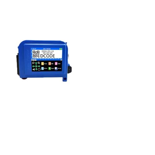 for Barcode Text Logo QR Code Batch Number DC11 12.7/25.4mm Portable Mini Printer Handheld Inkjet Printer Non-encrypted QR Barcode Image Logo Date Coding Machine(25.4mm Without Ink)