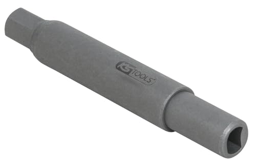 KS Tools 150.9434 10 mm Stoßdämpfer-Spezialprofil-Gegenhalter-Bit-Stecknuss, 4,0 x 7,0 mm