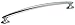 Brass Knobs and Pulls Cabinet Arch Pull Finish: Polished Chrome Plated, Size: 7.52"