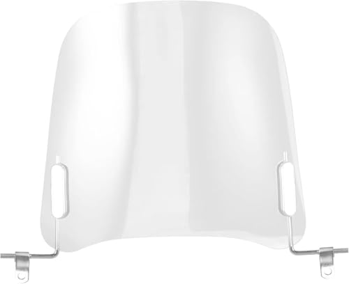 Parabrezza per scooter elettrico, 2,2 mm di spessore, protezione trasparente per parabrezza di piccole dimensioni per moto, bici, ATV
