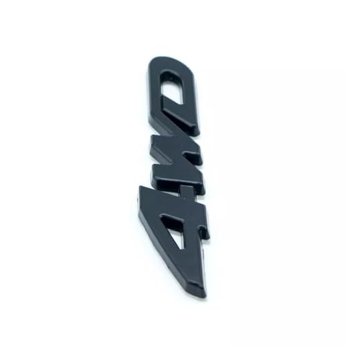 Image of 1pc Metal 4WD Emblem 3D Badge Truck SUV Car Side Rear Trunk Sticker Decals (Black)