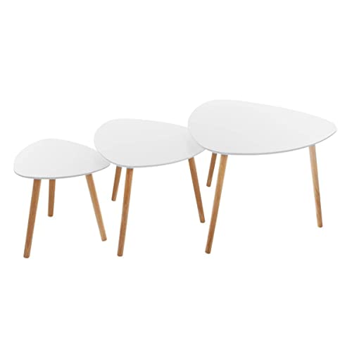 Atmosphera - Tables gigognes Mileo Blanc