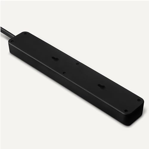 Image of Amazon Basics Surge Protector Power Strip, 6-Outlet, 790 Joules, 6ft Extension Cord, Black, LED Indicator (Pack of 2)