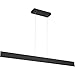 Access Lighting - HI Access 24896LEDD-MBL/ACR Transitional LED Island Pendant from Holm Collection Finish, 48.00 inches, Matte Black