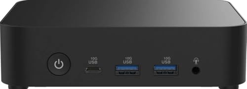 ASUS Mini PC, 16 Go RAM, SSD 1 to, Intel N250 4 cœurs Jusqu’à 3,8 GHz, LAN 2,5 Gbps, WiFi 6E, Bluetooth 5.3, HDMI 4K, DisplayPort, USB-C, Windows 11 Pro