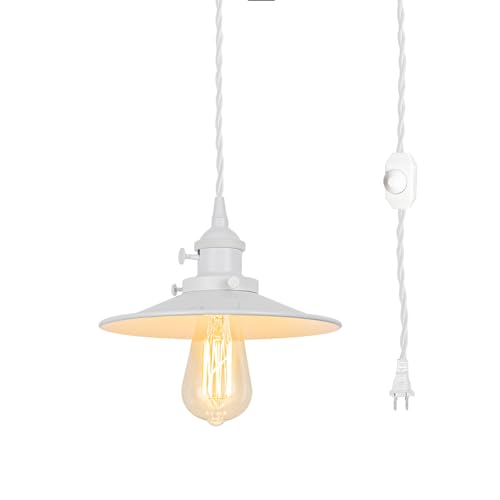 Kiven �y���_���g���C�g �R�[�h����450cm �R���Z���g�� �����Ή� �����X�C�b�`�t�� on/off�� E26�Ή� �d���t�����Ȃ� �C���e���A���C�g �݂艺�����C�g ���֏Ɩ� �q���p �z���C�g�\�P�b�g ��]�X�C�b�`�t�� �V�F�[�h���a22cm*����4c