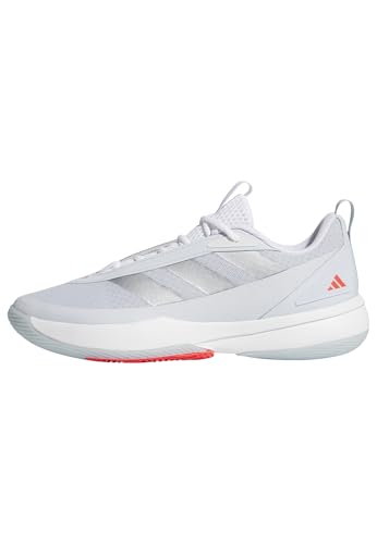 adidas Unisex Front Court Shoes Basketball-Schuhe, Halo Blue/Silver met./FTWR White, 45 1/3 EU