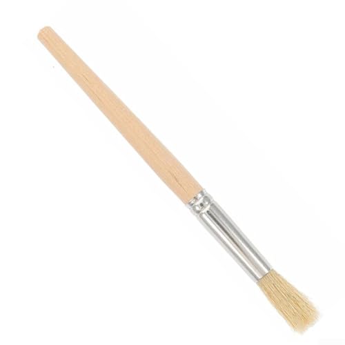 Yuanpgky Brosse pour machine à café en bois naturel avec poils de sanglier pour un retrait facile du sol, outil de nettoyage polyvalent pour broyeurs et machines à expresso, design compact