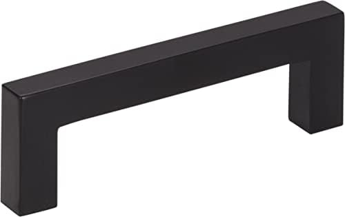 Elements 625-3 Stanton 3 Inch Center to Center Handle Cabinet Pull, Matte Black